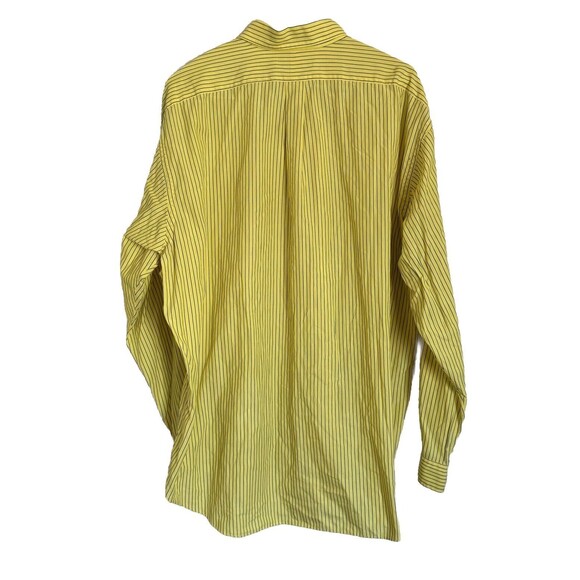 Ralph Lauren Golf Long Sleeve Button Up Yellow Striped Tilden Shirt XXL - Picture 2 of 13